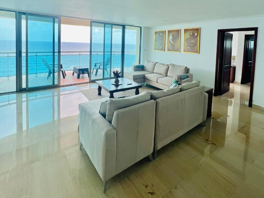 Beach Front Penthouse In Exclusive Tower Santo Domingo Exterior foto